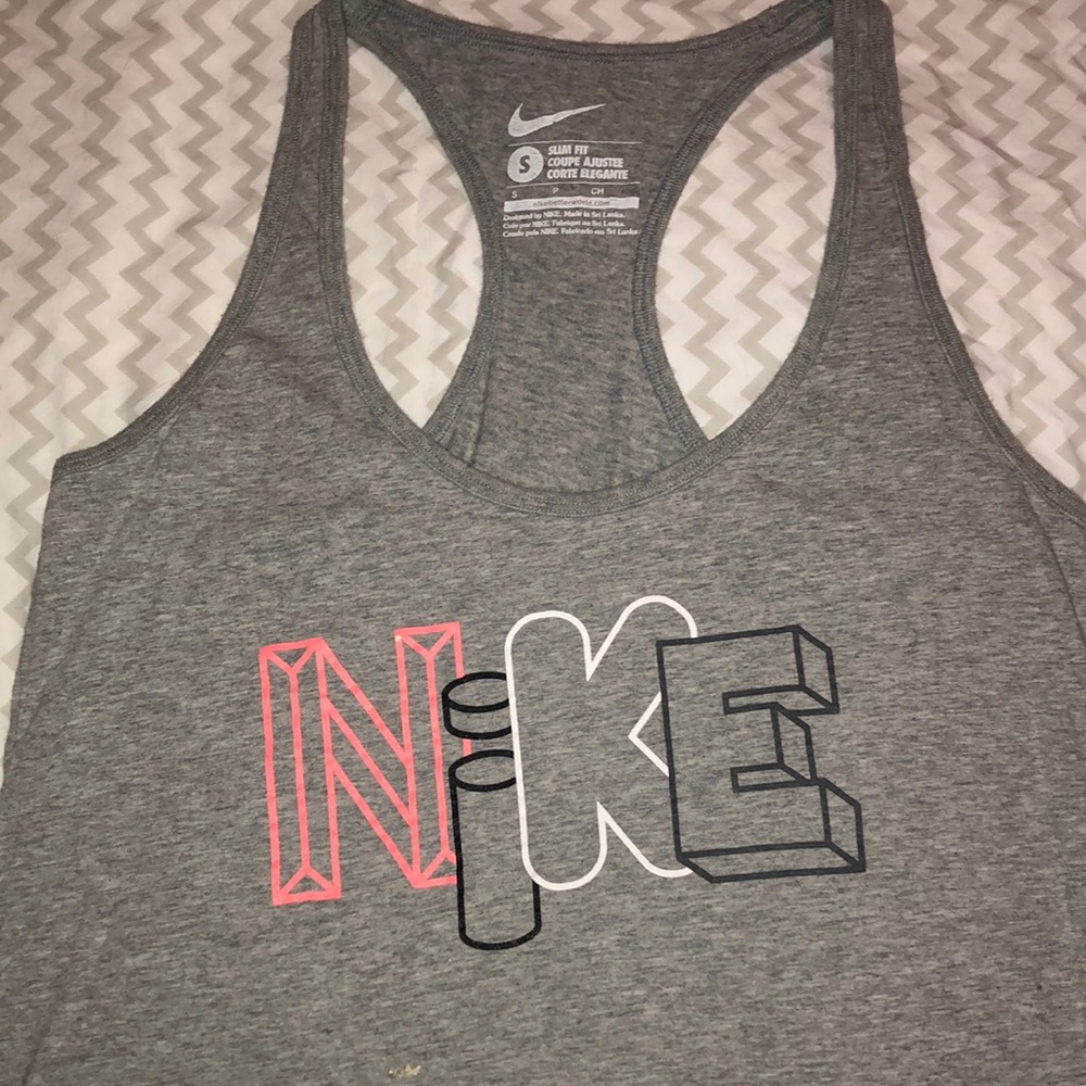 Nike racer back tank top